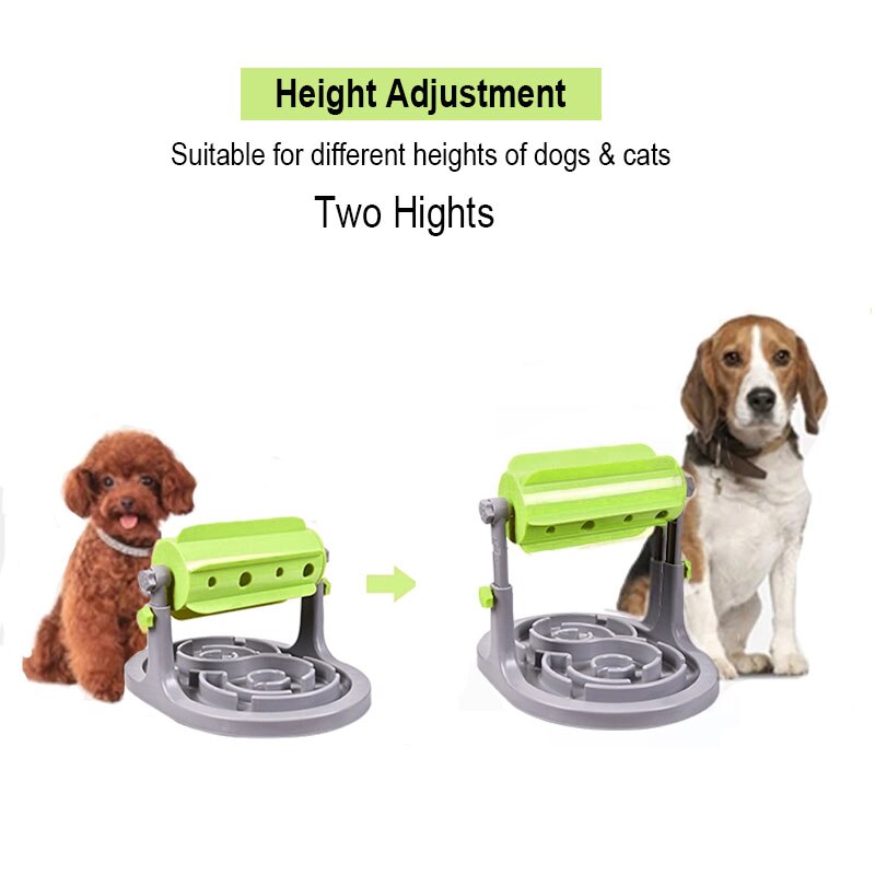 Interactive Pet Food Feeder Dog Dispenser Slow Pet Foods Feeding Toys Anti Choke Dog Slow Feeder Bowl for Small Large Dogs