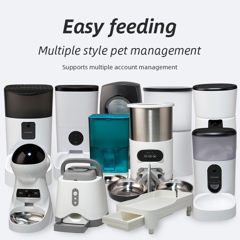 Wifi Smart APP Dog and Cat Feeder Household use Microchip Automatic Pet Feeder