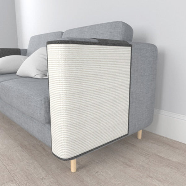 Cat Kitten Scratch Board Pad Sisal Sofa Furniture Protector Cat Claw Care Product Cats Scratcher Paw Pad with Invisible Nail