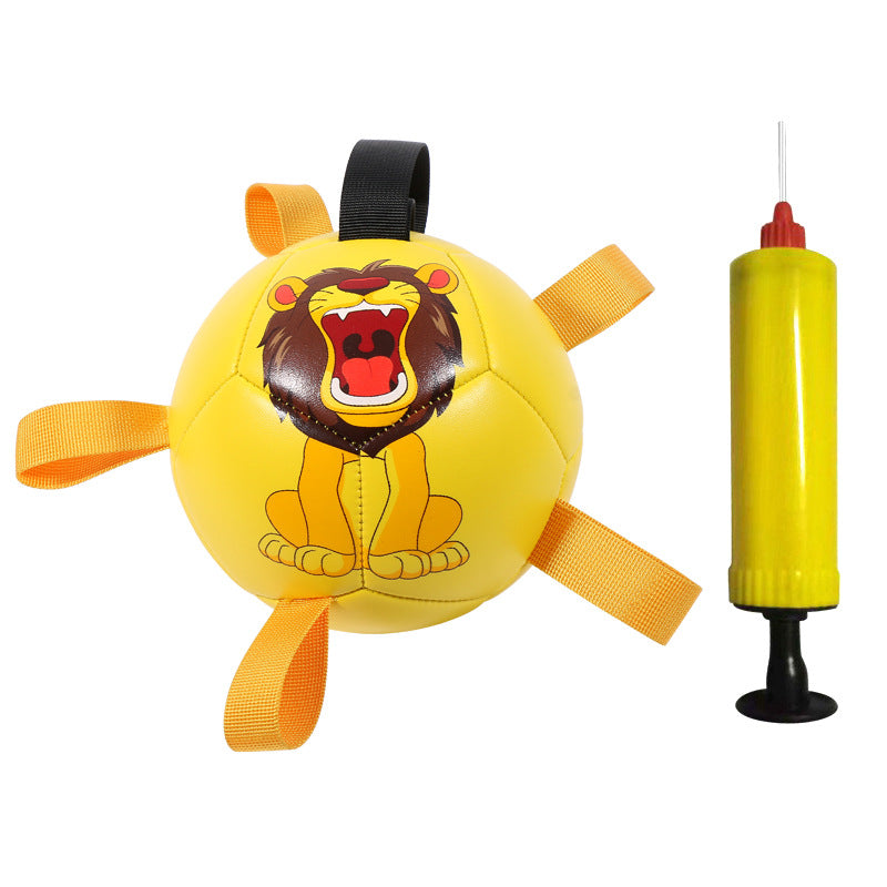 Pet Ball Toy Outdoor Interactive Football Dog Training Ball Multifunctional Rope Biting Dog Ball Dog Toy