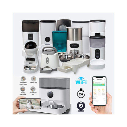 Wifi Smart APP Dog and Cat Feeder Household use Microchip  Automatic Pet Feeder