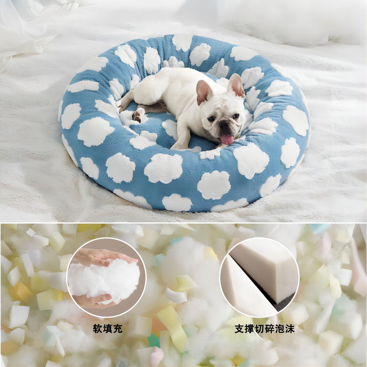 Dog house cat house pet round cat house four seasons universal warm pet house
