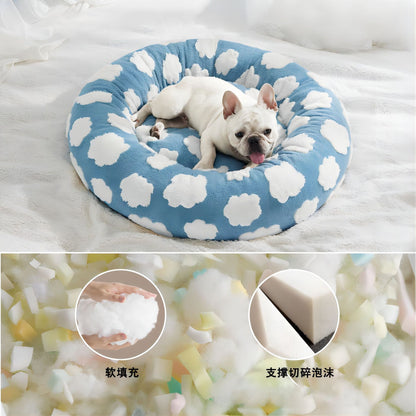 Dog house cat house pet round cat house four seasons universal warm pet house