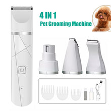 4 In 1 Pet Shaver Set Dog Electric Clipper Pedicure Hair Clipper Electric Cat Nail Polisher