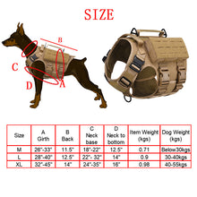 Outdoor tactical laser dog clothing suit multifunctional cobra nylon waterproof dog training suit dog combat vest