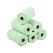 Corn starch biodegradable pet garbage bag unprinted black dog fecal bag picking up feces garbage bag