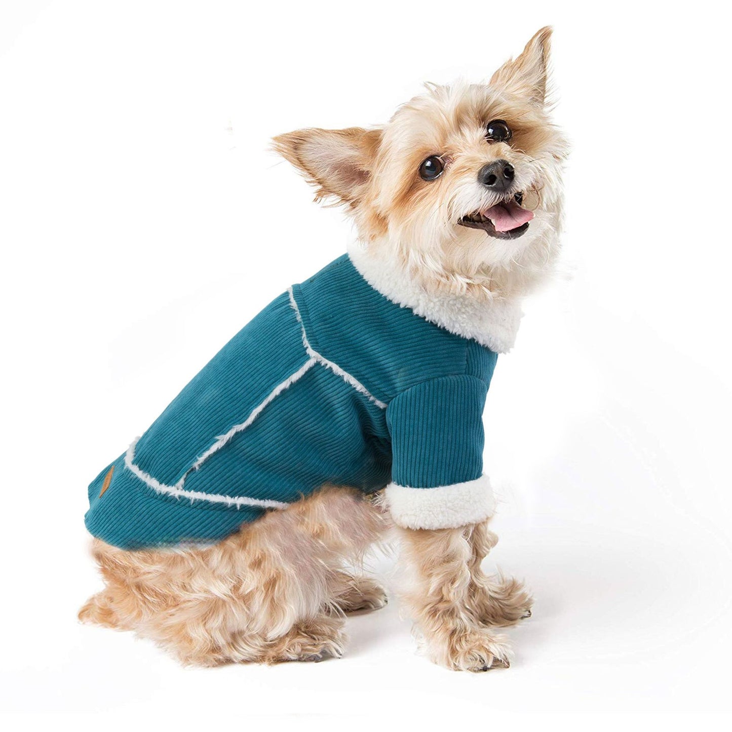 Dog Clothes Double Layer Thickening Warm Corduroy Comfortable Cotton Wool Cat Clothes Pet Clothes Cotton Clothes Autumn And Winter
