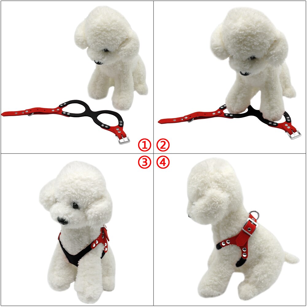 Soft Suede Microfiber Small Cat Vest Harness Pet Kitten Adjustable Chest Breast-Band Strap Belt Chihuahua Teddy Yorkie Lead Rope