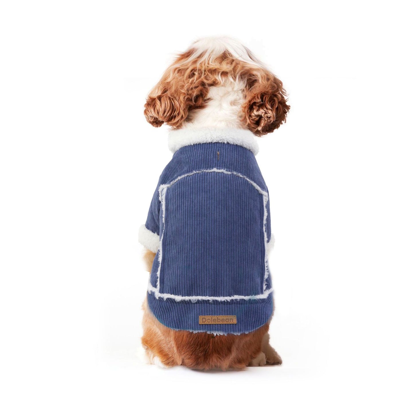Dog Clothes Double Layer Thickening Warm Corduroy Comfortable Cotton Wool Cat Clothes Pet Clothes Cotton Clothes Autumn And Winter