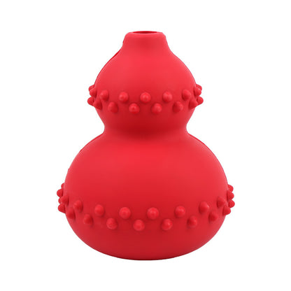 Pet Food Leakage Toy Dog Natural Rubber Educational Toy Choke Proof Gourd Slow Food Dog Toy