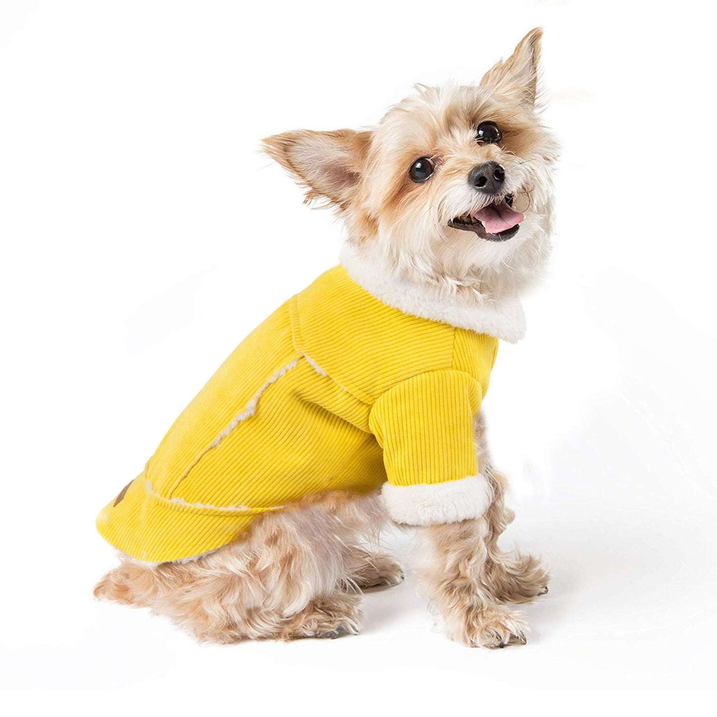 Dog Clothes Double Layer Thickening Warm Corduroy Comfortable Cotton Wool Cat Clothes Pet Clothes Cotton Clothes Autumn And Winter