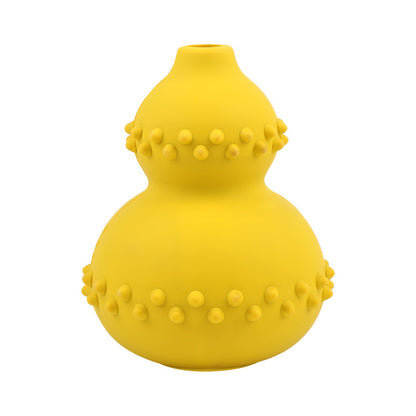 Pet Food Leakage Toy Dog Natural Rubber Educational Toy Choke Proof Gourd Slow Food Dog Toy