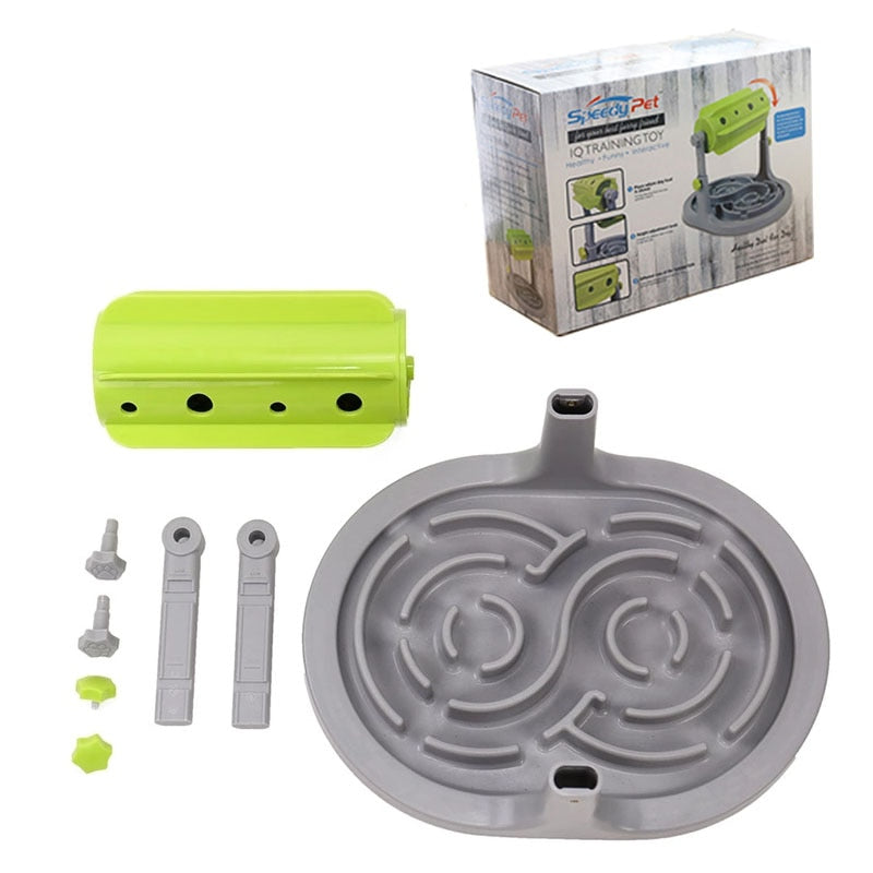 Interactive Pet Food Feeder Dog  Dispenser Slow Pet Foods Feeding  Toys Anti Choke Dog Slow Feeder Bowl  for Small Large Dogs