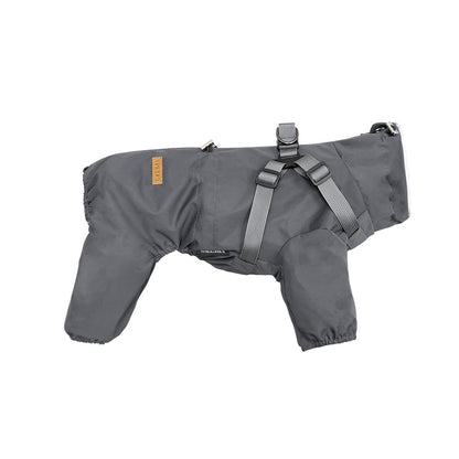 Dog Hooded Raincoat Poncho Waterproof Clothes with Hood Dog Waterproof Jacket Windproof Snowproof Vest for Small and Medium Dogs