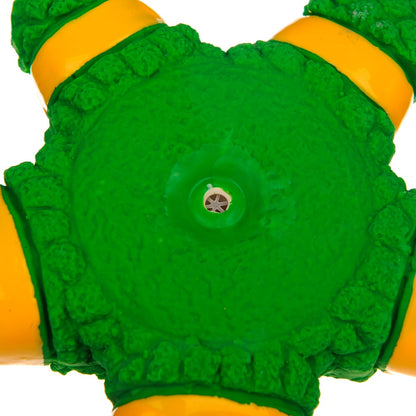 HOOPET Pet Dog Cat Chew Toys Squeaky Sound Resistance to Bite Rubber Five-pointed Star/Circle