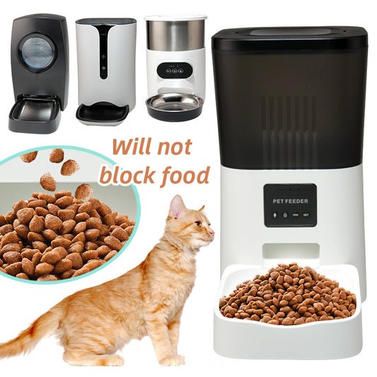 Wifi Smart APP Dog and Cat Feeder Household use Microchip  Automatic Pet Feeder