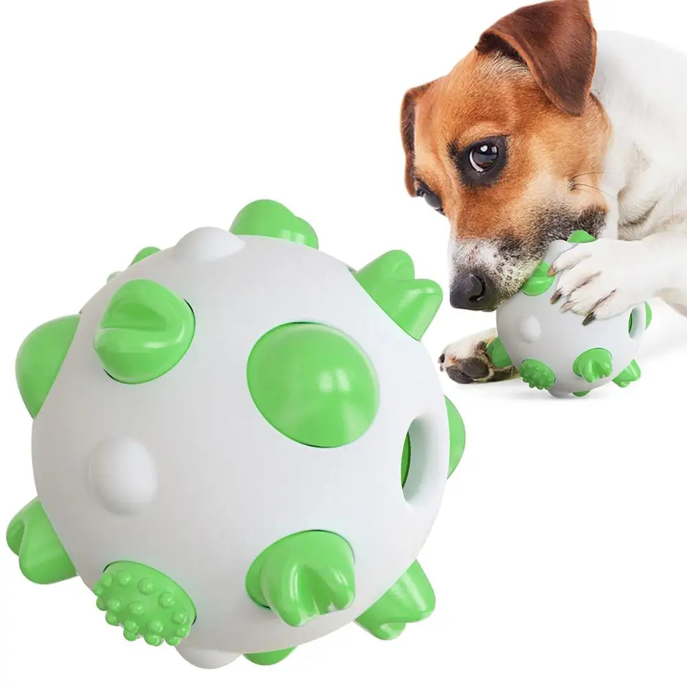 Dog Cat  Rolling Ball Toy Rubber Training Toys Funny Nipple Rolling Ball