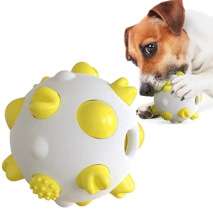 Dog Cat  Rolling Ball Toy Rubber Training Toys Funny Nipple Rolling Ball